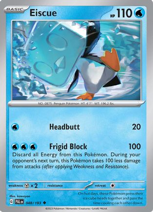 Eiscue (48) Reverse Holofoil - Paldea Evolved