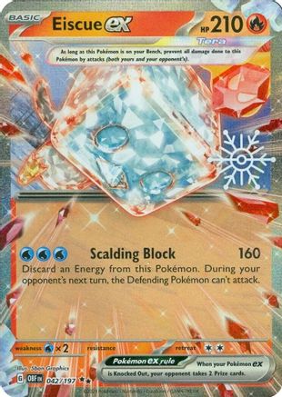 Eiscue ex (Holiday Calendar) (42) Holofoil - Miscellaneous Cards & Products