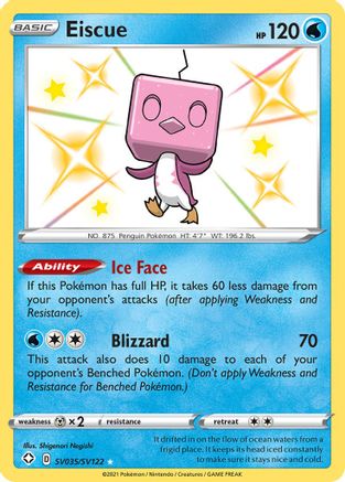 Eiscue (SV035) (Shiny Vault) Holofoil - Shining Fates