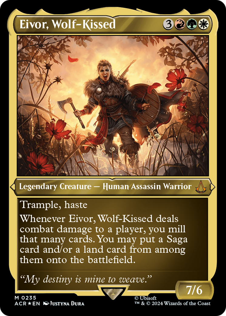 Eivor, Wolf-Kissed (235) Etched Foil - Assassin's Creed