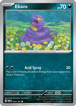 Ekans (23) Reverse Holofoil - 151