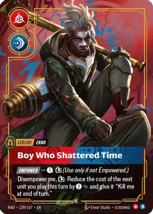 Ekko, Boy Who Shattered Time (139) Foil - Radiance