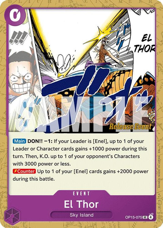 El Thor (OP15-075) Release Event Cards