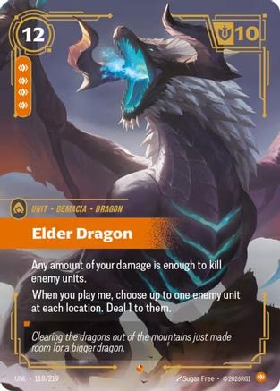 Elder Dragon (118) Foil - Unleashed