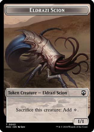 Eldrazi Scion // Eldrazi Spawn (3/2) - Commander: Modern Horizons 3 Tokens