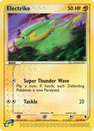 Electrike (53) Reverse Holofoil - Ruby and Sapphire