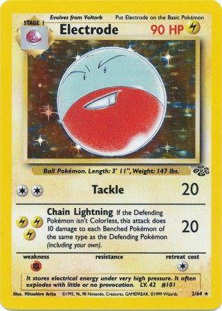 Electrode (2) (Unlimited) Holofoil - Jungle