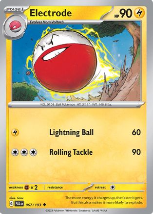 Electrode (67) Reverse Holofoil - Paldea Evolved