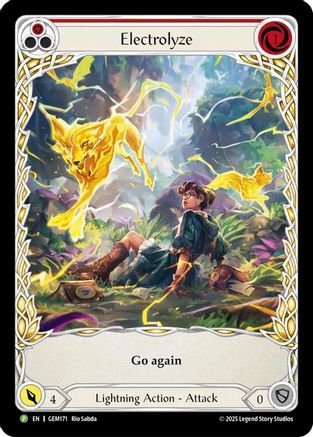 Electrolyze (Red) (GEM171) Rainbow Foil - Gem Pack 5