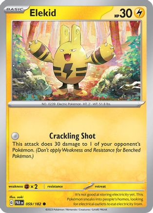 Elekid (59) Reverse Holofoil - Paradox Rift