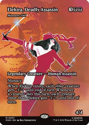 Elektra, Deadly Assassin – Massacre Girl (067) - Marvel Universe