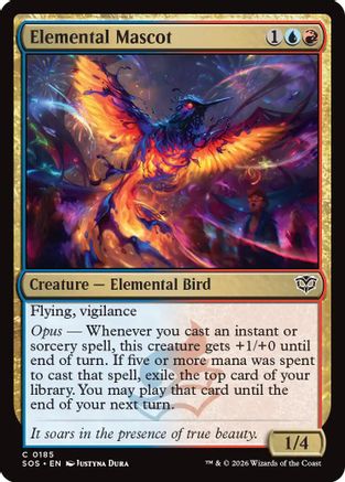 Elemental Mascot (185) Foil - Secrets of Strixhaven