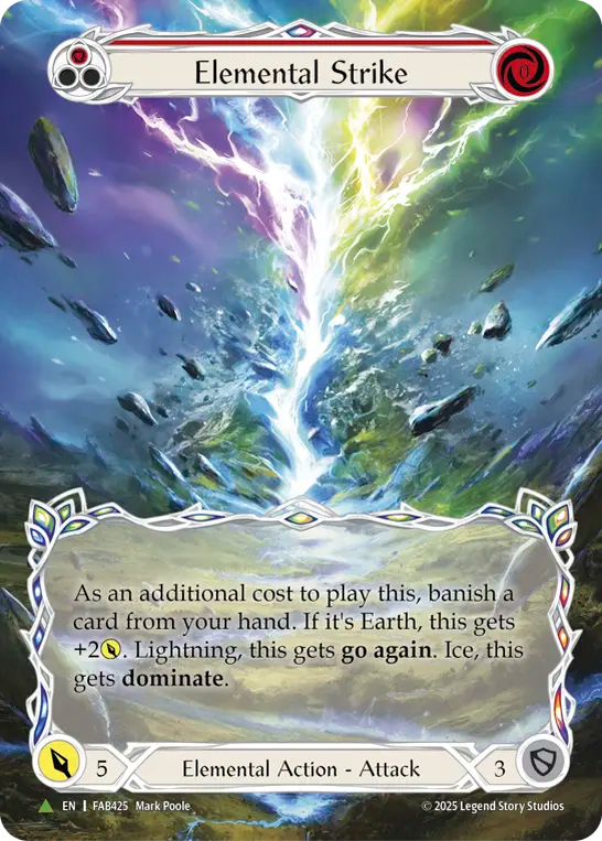 Elemental Strike (Marvel) (FAB425) Cold Foil - Flesh and Blood: Promo Cards