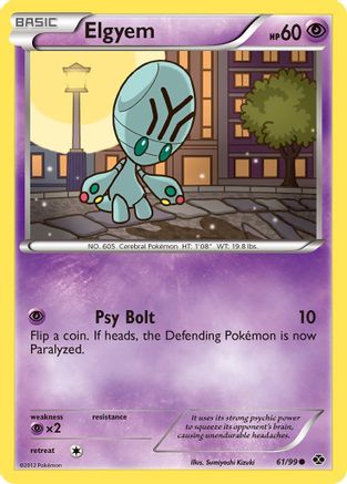 Elgyem (61) Reverse Holofoil - Next Destinies