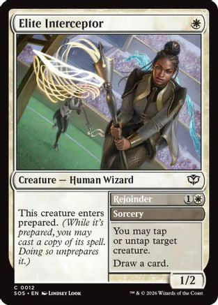 Elite Interceptor (012) Foil - Secrets of Strixhaven