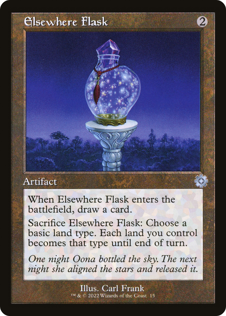 Elsewhere Flask (Retro) (015) - The Brothers' War Retro Artifacts Foil