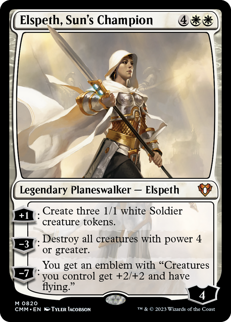 Elspeth, Sun's Champion (820) - Commander Masters