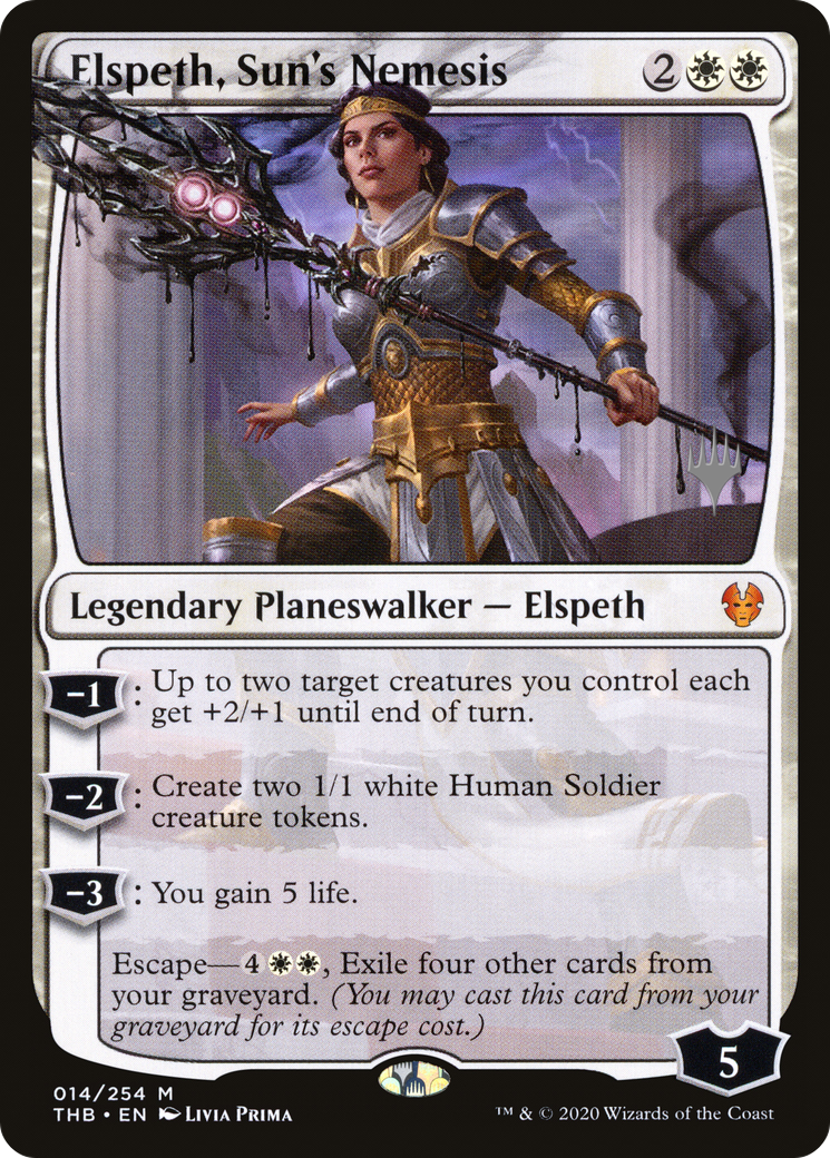 Elspeth, Sun's Nemesis (14p) - Theros Beyond Death Promos Foil