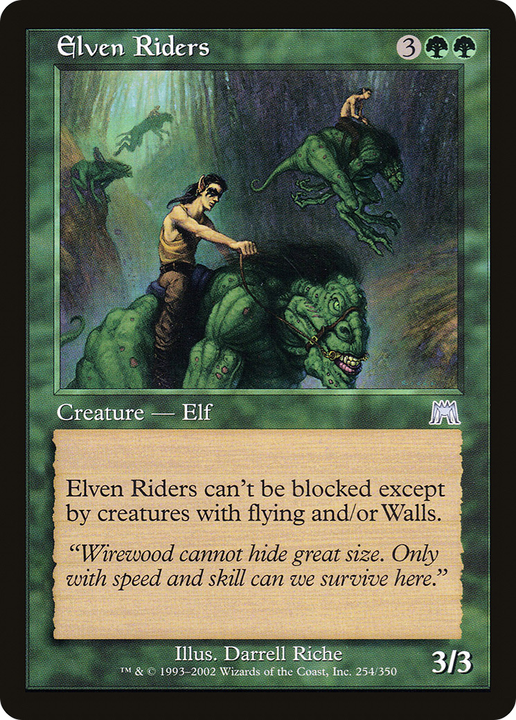 Elven Riders (254) Foil - Onslaught