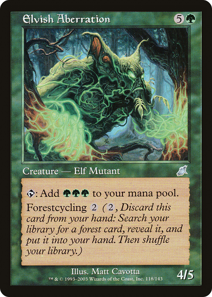 Elvish Aberration (118) Foil - Scourge