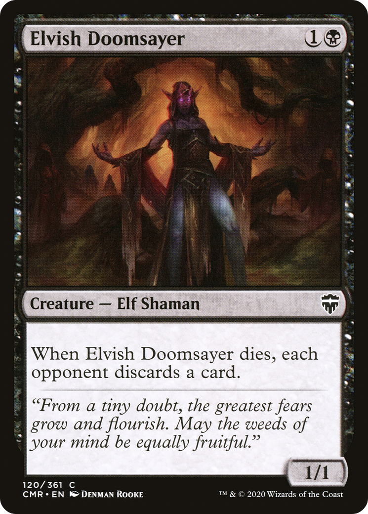 Elvish Doomsayer (120) - Commander Legends Foil