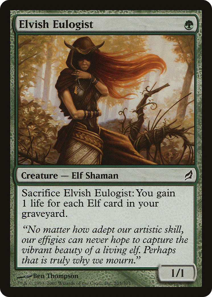 Elvish Eulogist (205) - Lorwyn Foil