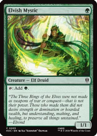 Elvish Mystic (205) - The Hobbit: Eternal-Legal