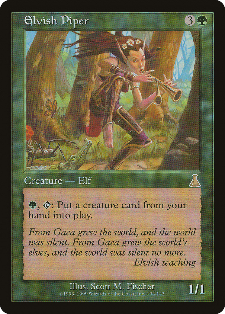 Elvish Piper (104) - Urza's Destiny