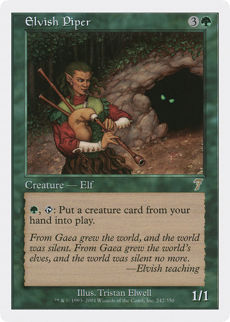 Elvish Piper (242) - Seventh Edition