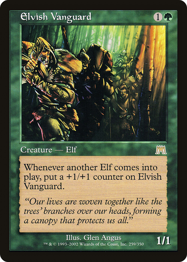 Elvish Vanguard (259) Foil - Onslaught