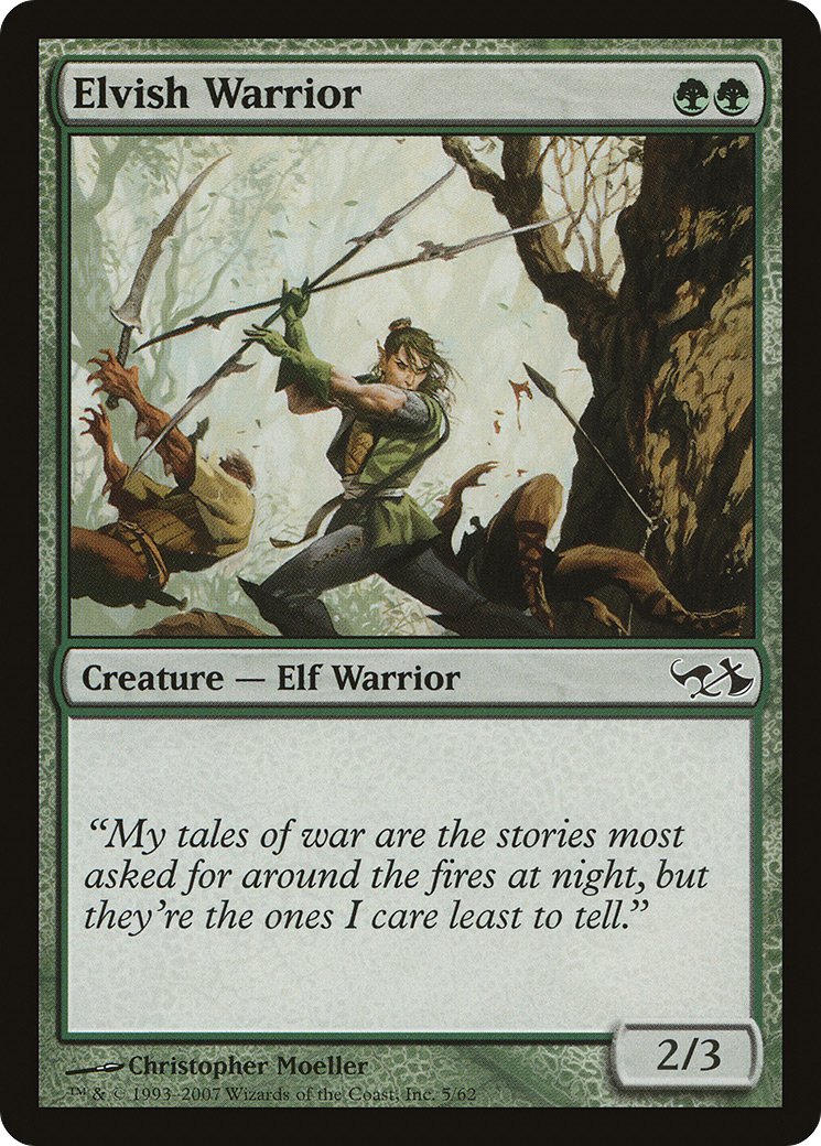 Elvish Warrior (005) - Duel Decks: Elves vs. Goblins