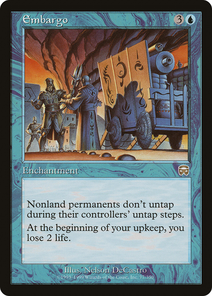 Embargo (077) Foil - Mercadian Masques