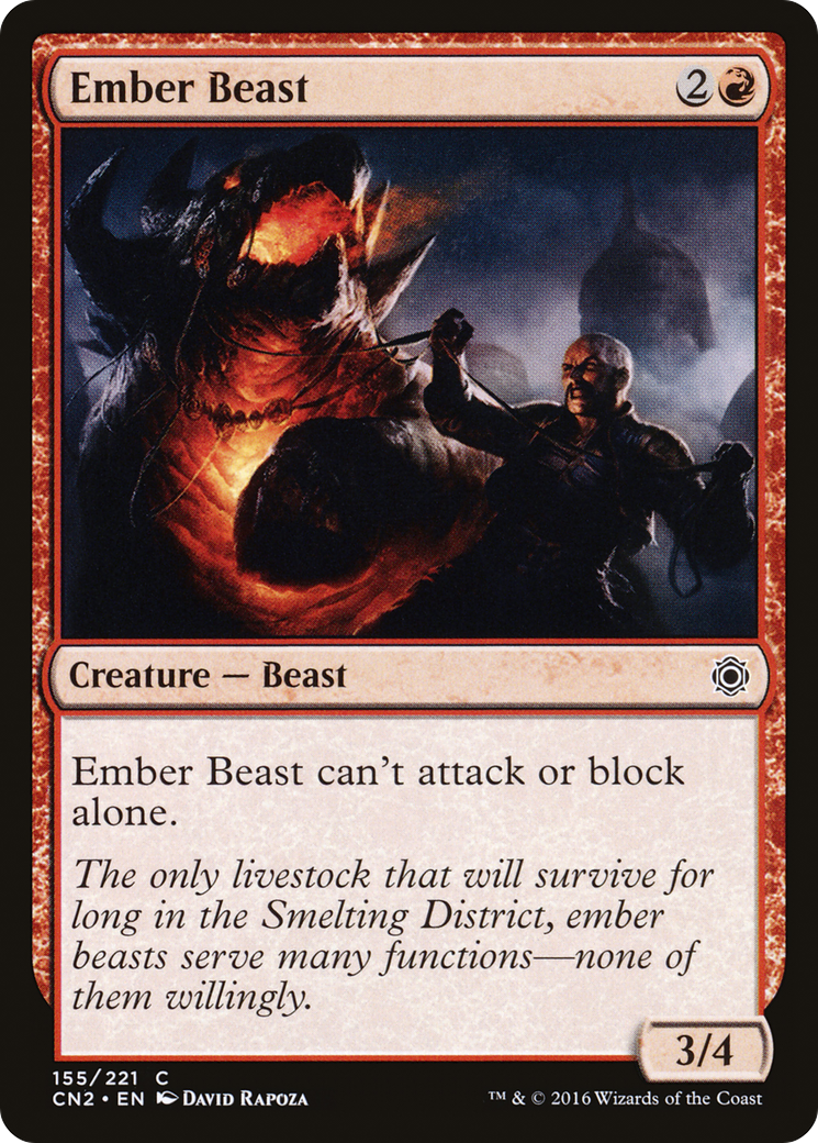 Ember Beast (155) Foil - Conspiracy: Take the Crown