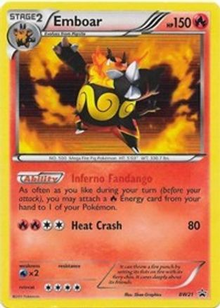 Emboar (BW21) Holofoil - Black Star Promos