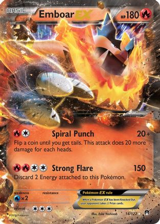 Emboar EX (14) Holofoil - BREAKpoint