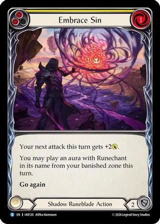 Embrace Sin (IAR120) Rainbow Foil - Usurp the Shadow Throne