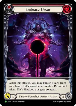 Embrace Ursur (Extended Art) (GEM203) - GEM Pack