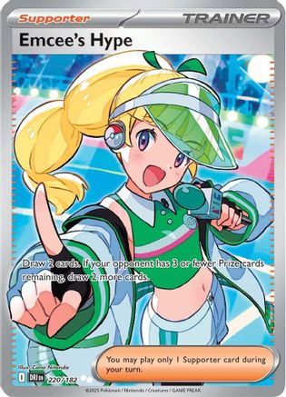 Emcee's Hype (Full Art) (220) Holofoil - Destined Rivals