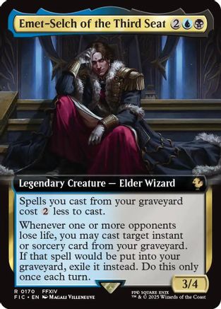 Emet-Selch of the Third Seat (Extended Art) (170) - Commander: FINAL FANTASY