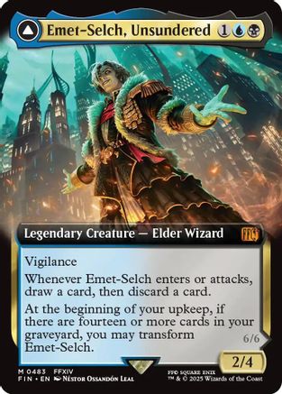 Emet-Selch, Unsundered // Hades, Sorcerer of Eld (Extended Art) (483) - FINAL FANTASY