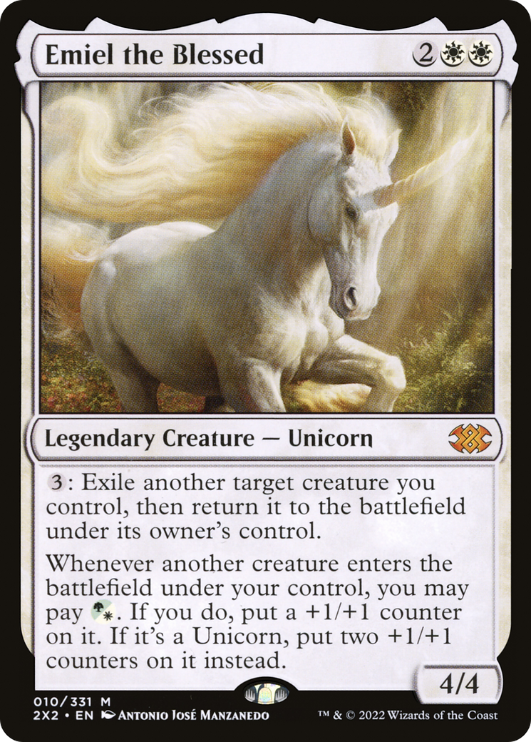 Emiel the Blessed (010) Foil - Double Masters 2022