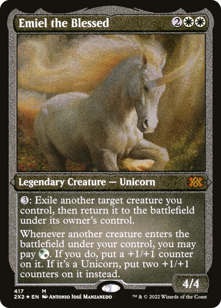 Emiel the Blessed (417) Etched Foil - Double Masters 2022