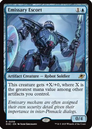 Emissary Escort (Promo Pack) (056) Foil - Edge of Eternities