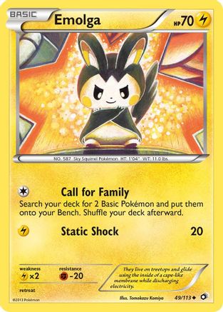 Emolga (49) - Legendary Treasures