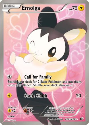 Emolga (Full Art) (RC23) (Radiant Collection) Holofoil - Legendary Treasures