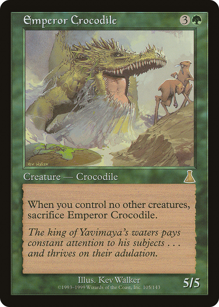 Emperor Crocodile (105) Foil - Urza's Destiny