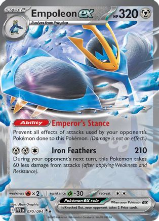 Empoleon ex (70) Holofoil - Phantasmal Flames