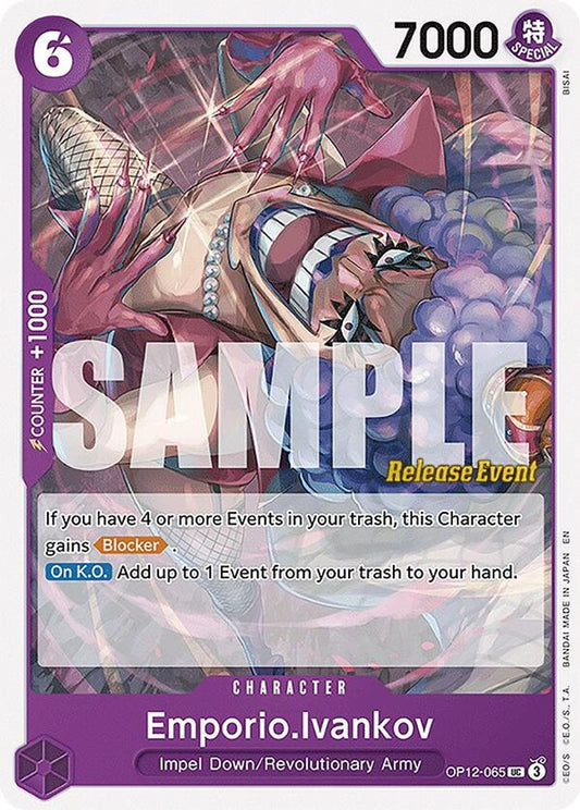 Emporio.Ivankov (OP12-065) Release Event Cards