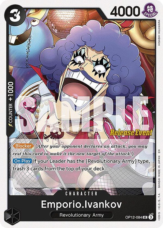 Emporio.Ivankov (OP12-084) Release Event Cards