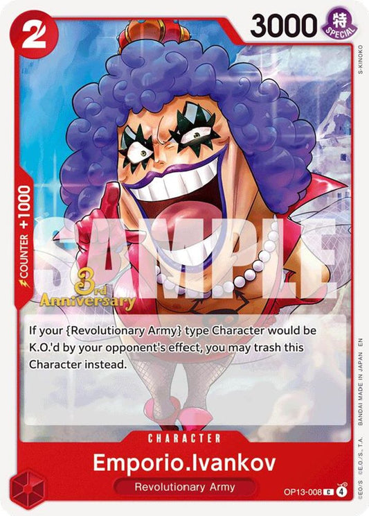 Emporio.Ivankov (OP13-008) 3rd Anniversary Tournament Cards